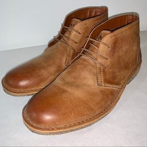 Men’s Brown Leather Chukka Boots Size 11